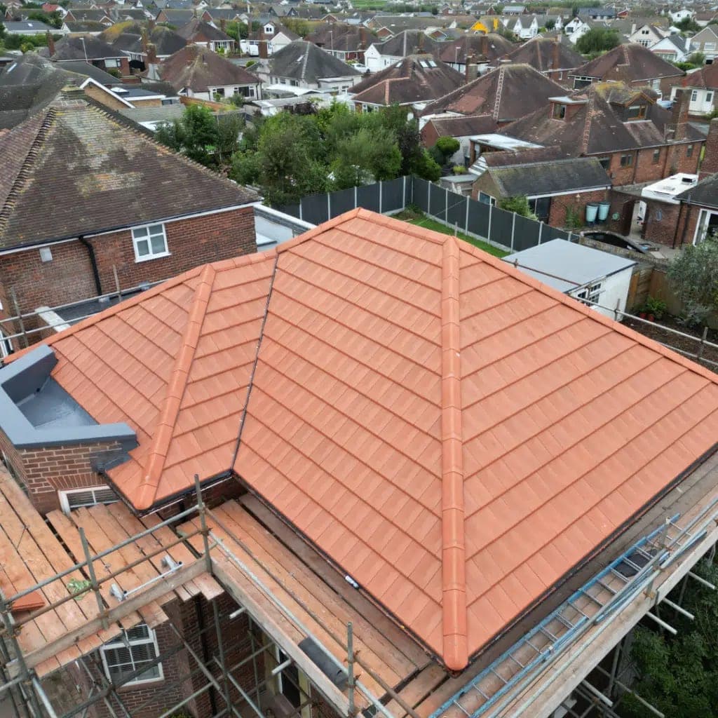 Drone roof survey by Quantock Roofing