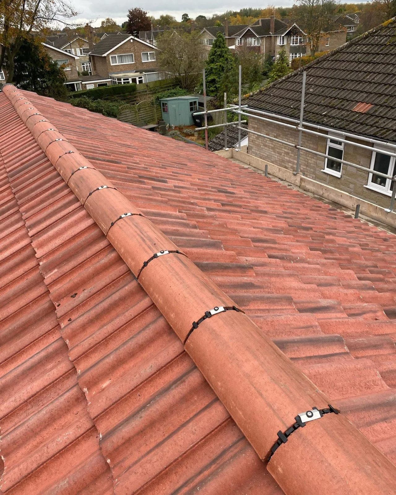 Roof maintenance work
